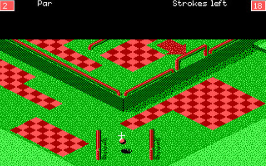 Игра Zany Golf, скриншот