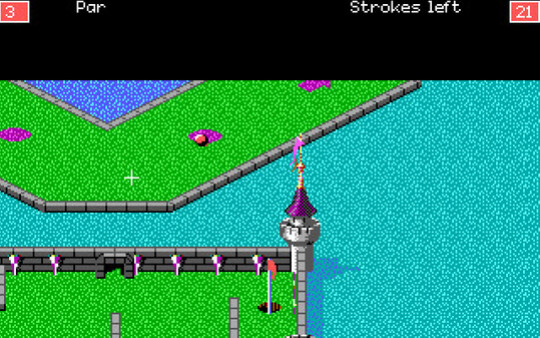 Игра Zany Golf, скриншот