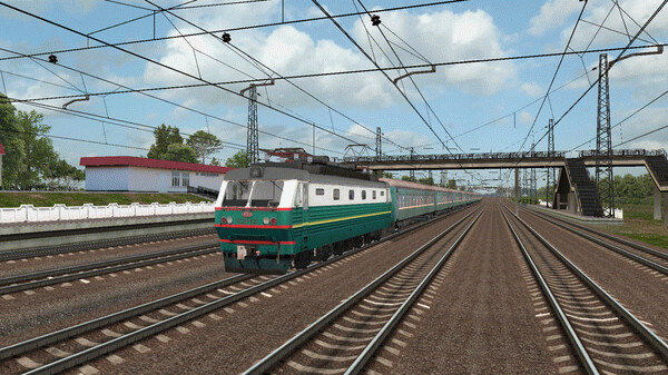 Игра ZDSimulator - ChS2K Locomotive, скриншот