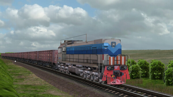 Игра ZDSimulator - TEM18DM Locomotive, скриншот