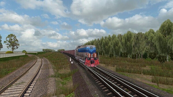Игра ZDSimulator - TEM18DM Locomotive, скриншот