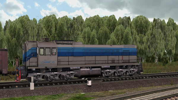 Игра ZDSimulator - TEM18DM Locomotive, скриншот