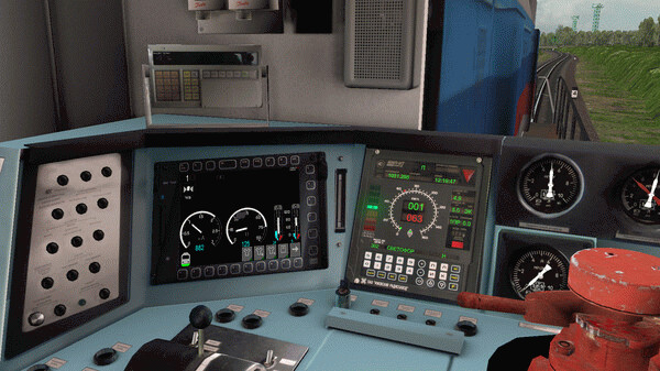 Игра ZDSimulator - TEM18DM Locomotive, скриншот