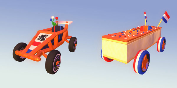 Игра Zeepkist - King's Day DLC, скриншот