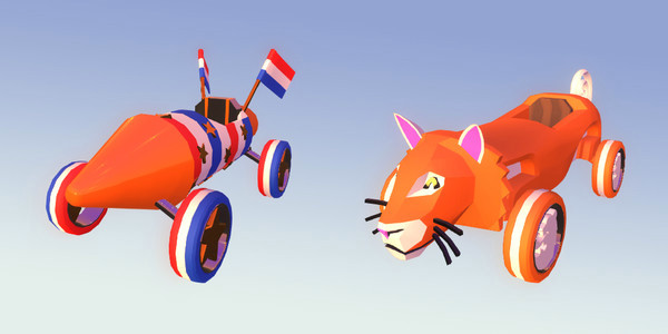 Игра Zeepkist - King's Day DLC, скриншот