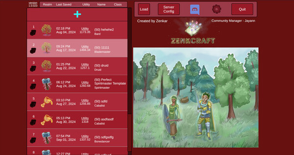 Игра Zenkcraft - Colored Interface, скриншот