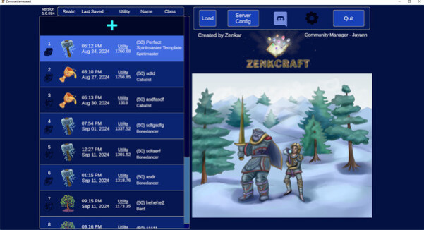 Игра Zenkcraft - Colored Interface, скриншот