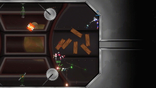 Игра Zero-G Gunfight, скриншот