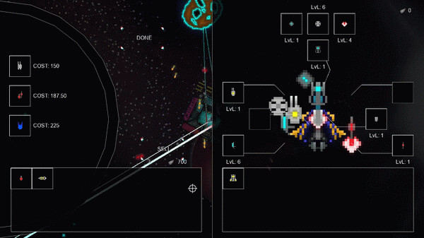 Игра Zero Point Survivor, скриншот