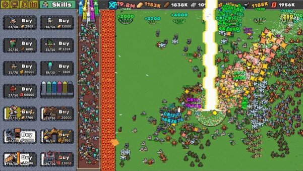 Игра Zero Stress King: Idle Defense, скриншот