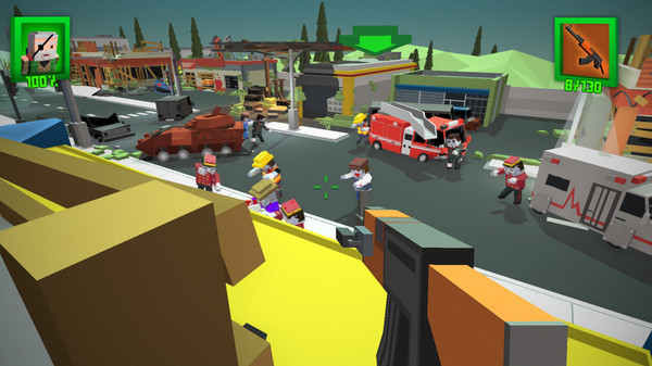 Игра ZIC – Zombies in City, скриншот