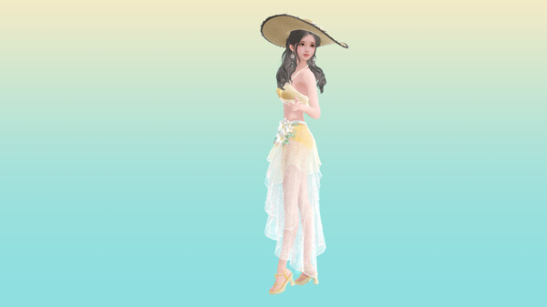 Игра 战盟桌面精灵—夏日服装拓展包：热海沙滩, скриншот
