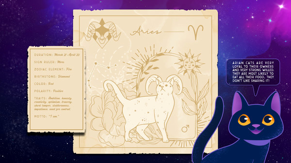 Игра Zodiacats, скриншот