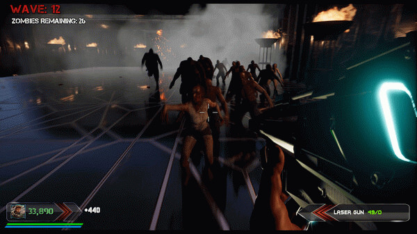 Игра ZOMBIAX EVIL, скриншот