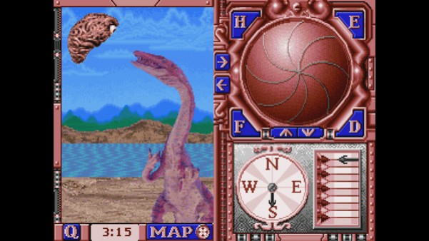 Игра Zombie Dinos from Planet Zeltoid, скриншот