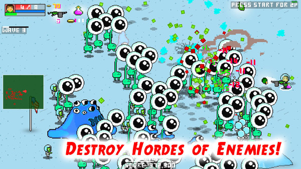 Игра Zombie Party, скриншот