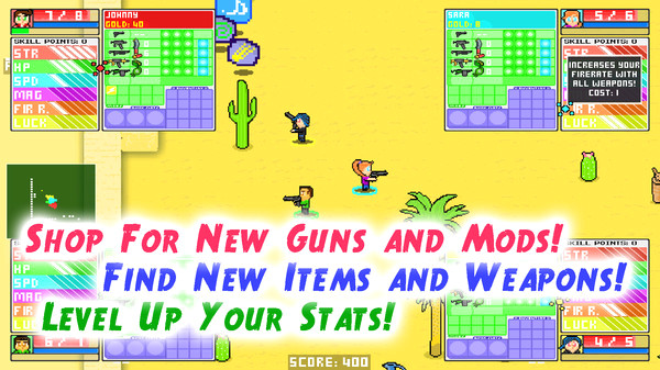 Игра Zombie Party, скриншот
