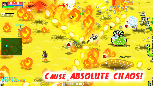 Игра Zombie Party, скриншот