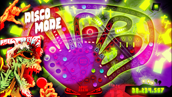 Игра Zombie Pinball, скриншот