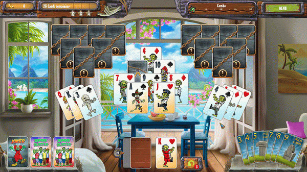 Игра Zombie Solitaire 2 Chapter 3, скриншот