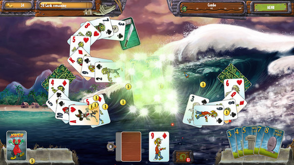 Игра Zombie Solitaire 2 Chapter 3, скриншот
