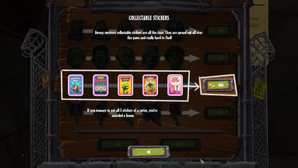 Игра Zombie Solitaire 2 Chapter 3, скриншот