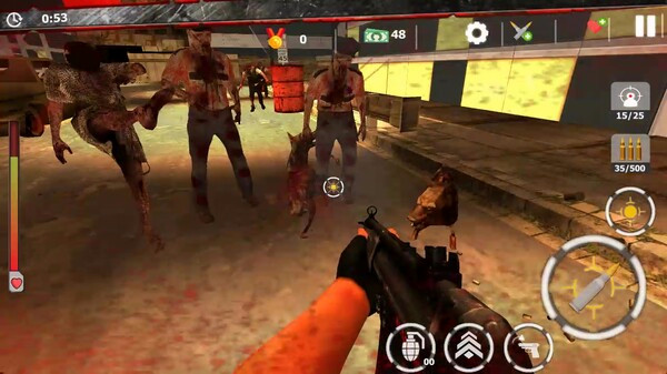 Игра Zombie Survivor: Undead City Attack, скриншот
