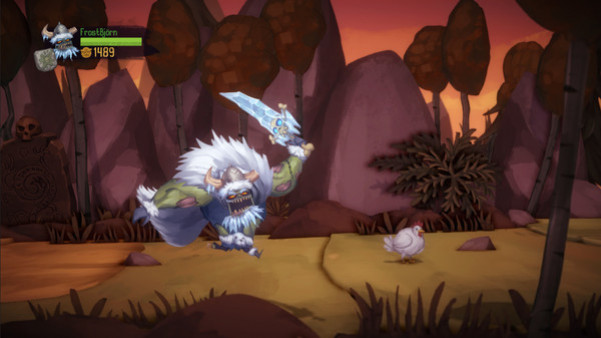 Игра Zombie Vikings - Frostbjörn Character, скриншот