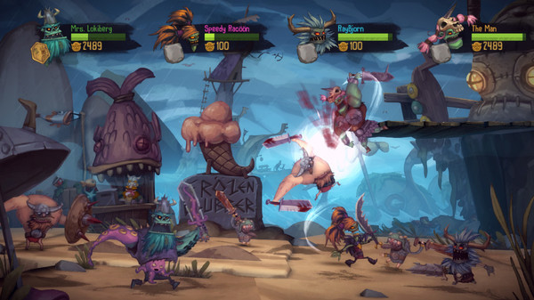 Игра Zombie Vikings, скриншот