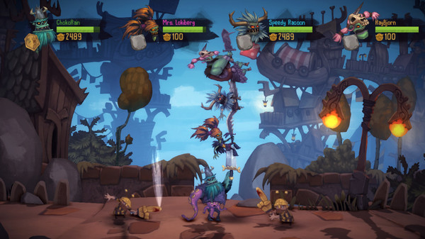 Игра Zombie Vikings, скриншот
