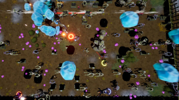 Игра Zombiepede, скриншот