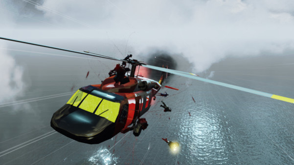 Игра Zombies on a Plane - Helicopter, скриншот