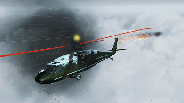 Игра Zombies on a Plane - Helicopter, скриншот