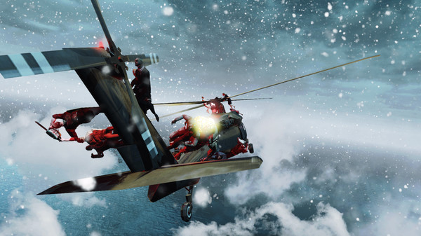 Игра Zombies on a Plane - Helicopter, скриншот