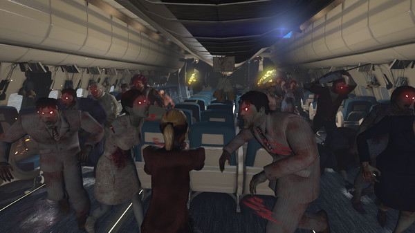 Игра Zombies on a Plane, скриншот