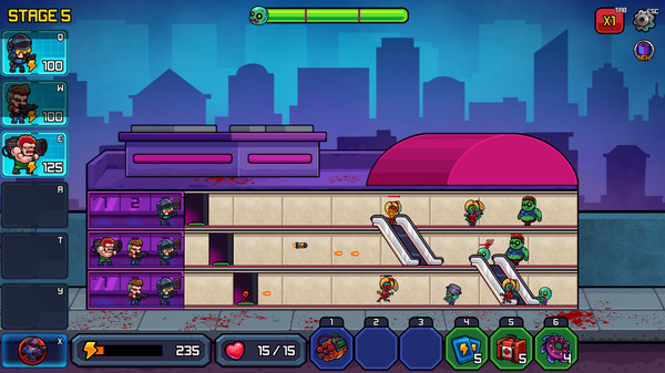 Игра Zombo Buster Advance, скриншот