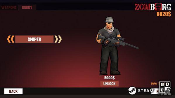 Игра Zomborg, скриншот
