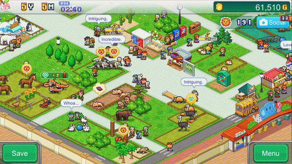 Игра Zoo Park Story, скриншот