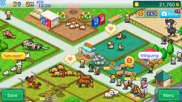 Игра Zoo Park Story, скриншот