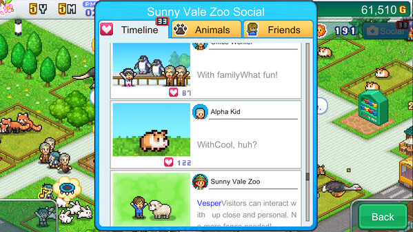Игра Zoo Park Story, скриншот