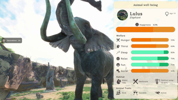 Игра Zoo Simulator, скриншот