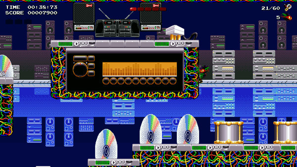 Игра Zool Redimensioned, скриншот