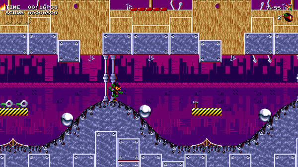 Игра Zool Redimensioned, скриншот
