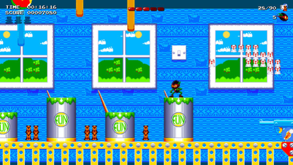 Игра Zool Redimensioned, скриншот