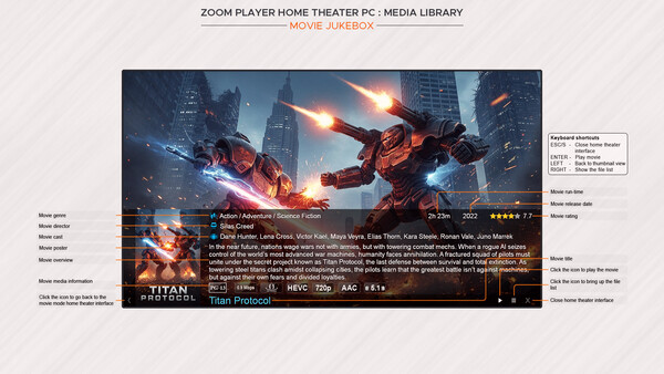 Игра Zoom Player, скриншот