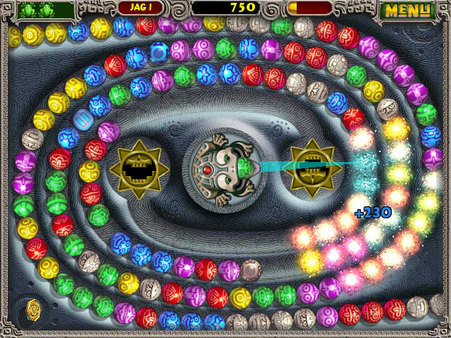 Игра Zuma Deluxe, скриншот