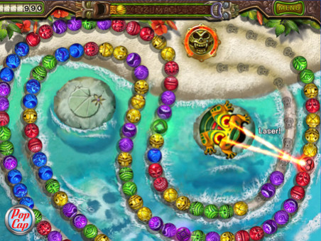 Игра Zuma's Revenge!, скриншот