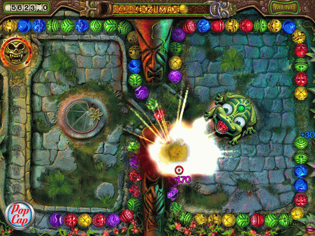 Игра Zuma's Revenge!, скриншот