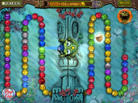 Игра Zuma's Revenge!, скриншот