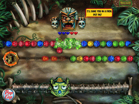 Игра Zuma's Revenge!, скриншот